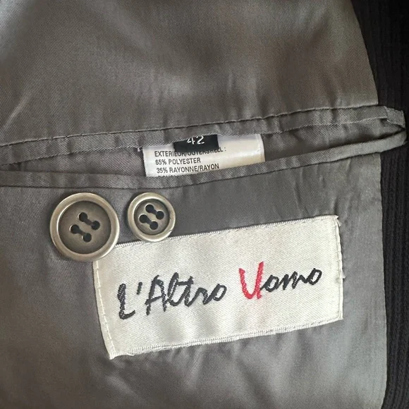 Black Button-Up Jacket - Picture 2 of 2